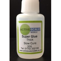 Super Glue Thick Slow Cure 20g Cyanoacrylate 2750